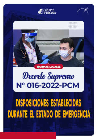 Decreto Supremo 016-2022-PCM