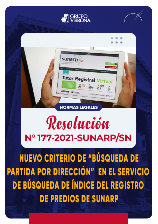 Resolución 177-2021-SUNARP/SN