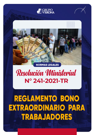 Resolución Ministerial 241-2021-TR